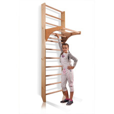 Шведская стенка с турником Baby Sport SB Комби 240х80 Сосна Бук Коричневый (1-240)
