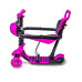 Самокат 5in1 Scooter Божья коровка Pink-1 с бортиком и подсвекою розовый  (DP-352270930)
