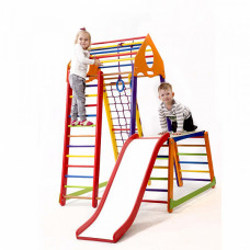 Детский спортивный игровой комплекс Baby Sport SB BambinoWood Дерево 130х130х170 см (Color Plus 1-1)