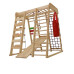 Детский уличный комплекс Baby Sport SB Акварелька 150х124х132 см игровой спортивный Дерево Коричневый (Акварелька- outdoor)