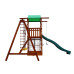 Детский деревянный игровой комплекс SportBaby Babyland-3 с горкой 3 м, качелями, лестницей и домиком 3,2 м (SB-1933)