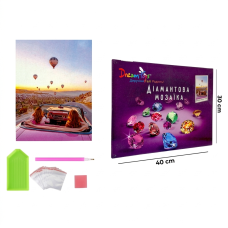 Алмазная мозаика "Полет На Воздушных Шарах" 30 × 40 см (DP-971382741)