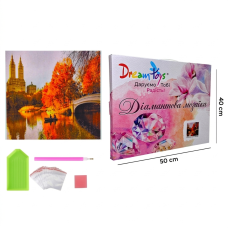 Алмазная мозаика "Осенний День в Центральном Парке" 40 × 50 см (DP-450719534)