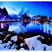  Алмазная мозаика "Зимний Пейзаж Возле Озера" 40 × 50 см (DP-328751219)