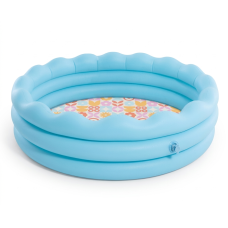 Детский надувной бассейн Intex 56191 Wavy Edge Pool 168 x 46 см – круглый бассейн с волнистым краем для детей от 3 лет (IND-56191)
