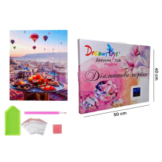 Алмазная мозаика "Завтрак в Каппадокии" 40 × 50 см (DP-959670872)