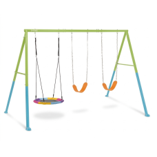 Детская качеля Intex 44133 "Гнездо Аиста 3-в-1" с тремя местами для катания 343 x 235 x 200 см для детей 3–10 лет (IND-44133)