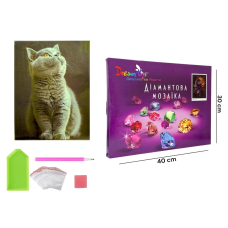 Алмазная мозаика "Любопытный Взгляд" 30 × 40 см (DP-166561721)