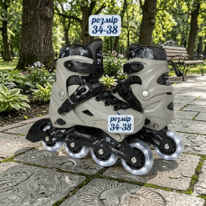 Комплект роликов Scale Sports Gray LF 605 34–38 (DP-1921280338) Комплект роликов Scale Sports Gray LF 605 34–38 (DP-1921280338)