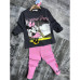 Комплект лонгслив и лосины с принтом Minnie Mouse, для девочки, 128 см (2647146842-KID)