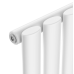 Вертикальный радиатор NAVI THERMO Ellipse-1 480х1800-8 Anticor белый  9–11 м² (02-145032-4818-NV)