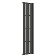 Вертикальный радиатор NAVI THERMO Ellipse-1 480х1800-8 Anticor черный муар 9–11 м² (02-245032-4818-NV)