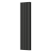 Вертикальный радиатор NAVI THERMO Ellipse Double-1 480х1800-8 Anticor черный муар 17-22 м² (02-245033-4818-NV)