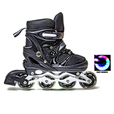 Ролики Super Power размер 38-42 стелька 23,5-26,5 см Black-i (DP-465976067-L)