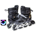 Ролики Super Power размер 38-42 стелька 23,5-26,5 см Black-i (DP-465976067-L)