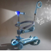 Самокат с бортиком Smart N-388  5в1 с подсветкой и музикою голубой 50 кг (DP-474653691)