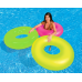 Надувной круг детский от 9 лет неоновый Intex 91см желтый (IND-59262-yellow)
