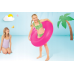 Надувной круг детский от 9 лет неоновый Intex 91см розовый (IND-59262-pink)