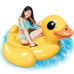 Надувной плотик детский от 3 лет Желтая Уточка Intex 147x147x81см желтый (IND-57556) Надувной плотик детский от 3 лет Желтая Уточка Intex 147x147x81см желтый (IND-57556)