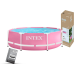 Каркасний басейн Intex Metal Frame 244x76 см розовый (IND-28290)