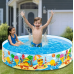 Детский каркасный бассейн Intex Динозавры 244×46 см круглый (IND-58472)