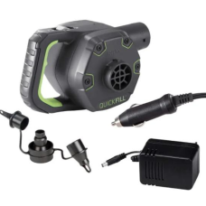 Аккумуляторный электрический насос Intex 650 л/мин 220В/12В сдувание 3 насадки (IND-66642)