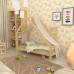 Детская кровать-домик SportBaby белая 80 х190 см (SB-3905)