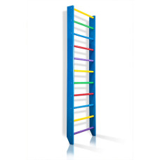 Шведская стенка для дома Baby Sport SB Дерево 240х80 см до 120 кг Голубой (0-240 (blue))