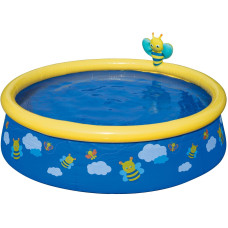 Надувной бассейн Bestway 57326-bee 152×38 см, 477 л — лучшее решение для летнего отдыха (IND-57326-bee)
