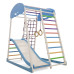 Детский спортивный комплекс Baby Sport SB SportWood Sky Plus 1 для дома 132х130х85 см Разноцветный (SportWood Sky Plus 1)