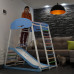 Детский спортивный комплекс Baby Sport SB SportWood Sky Plus 1 для дома 132х130х85 см Разноцветный (SportWood Sky Plus 1)