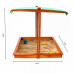 Детская песочница компактная игровая Baby Sport SB Дерево 140х145х145 см (Песочница - 22)
