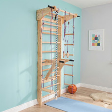 Спортивный уголок SportBaby Lux 3-220 с брусьями и навесным оборудованием (SB-4214) Спортивный уголок SportBaby Lux 3-220 с брусьями и навесным оборудованием (SB-4214)