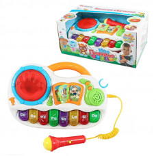 Развивающая игра Пианино FIVESTAR TOYS c микрофоном, свет, звуки животных (35338-TB)