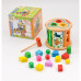Деревянная стучалка сортер Wood Toys с геометрическими фигурками и молотком (SL-413-13-TB)