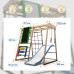 Детский спортивный игровой комплекс Baby Sport SB Кроха Эко 120х120х103 см Разноцветный (Кроха - 3 Эко Plus 7)