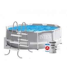 Каркасный бассейн Intex 26706ND Prism Frame Premium Pool 305×99 см с фильтр-насосом 2006 л/час(IND-26706ND) Каркасный бассейн Intex 26706ND Prism Frame Premium Pool 305×99 см с фильтр-насосом 2006 л/час(IND-26706ND)