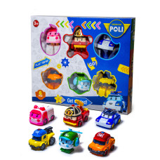 Набор трансформеров Robocar Poli LB105 6 предметов  (DP-808910845)