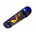 Скейт деревянный Space Sport с PU-колесами Разноцветный Double Kick Клен 79х20 см (DP-1599033187)