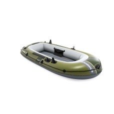 Надувная лодка Intex 66332 Seahawk 2 Set — комфортная двухместная лодка для путешествий на воде (IND-66332)