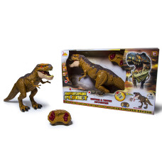 Динозавр на радиоуправлении интерактивный Yufeng Toys RS6190 25,5х45 см Коричневый (DP-659990314)