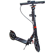 Самокат двухколесный Scale Sports SS-12 дисковый тормоз 100 кг черный (DP-2147421063)
