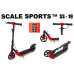 Самокат двухколесный Scale Sports SS-19 ручной тормоз 80 кг черно-красный (DP-1309131214)
