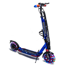 Самокат двухколесный Scale Sports SS-27 дисковый тормоз 100 кг синий (DP-1416493165)
