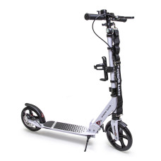 Самокат двухколесный Scale Sports SS-12 дисковый тормоз 100 кг белый (DP-1111449399)