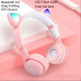 Беспроводные наушники LED "Cat Y08M" с RGB подсветкой и кошачьими ушками (DP-1005251172)