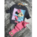 Комплект для девочки Minnie, лонгслив и лосины, Розовый, рост 104 см (2332492397-KID)