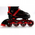 Роликовые коньки детские раздвижные Space Sport ABEC-7 82A Красные размер 27-31 (DP-1637659451-S)