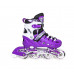 Раздвижные роликовые коньки 2 в 1 Space Sport ABEC-7 Фиолетовые размер 38-41 (DP-2098091463-L)