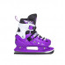 Раздвижные роликовые коньки 2 в 1 Space Sport ABEC-7 Фиолетовые размер 38-41 (DP-2098091463-L)